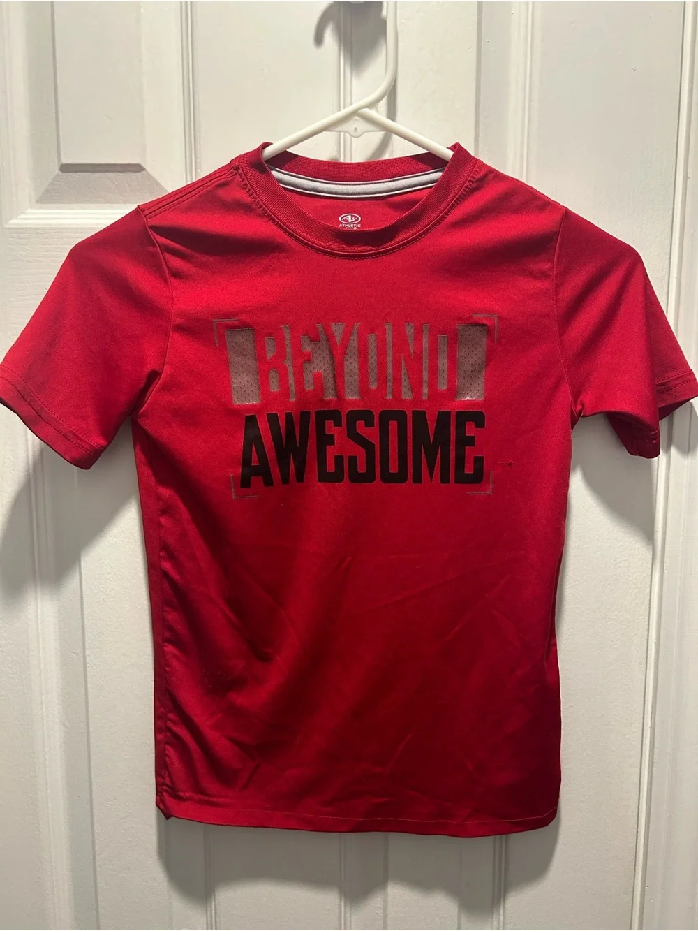 Athletic Works Red 'Beyond Awesome' Performance Tee